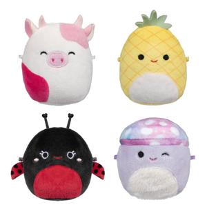 Micromallows Squishmallows knuffel 4-pack Minya - 6 cm