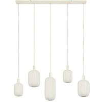 Hanglamp Tulsa 5-lichts Creme