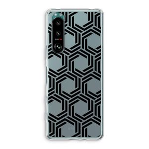 Geometrisch patroon: Sony Xperia 5 III Transparant Hoesje