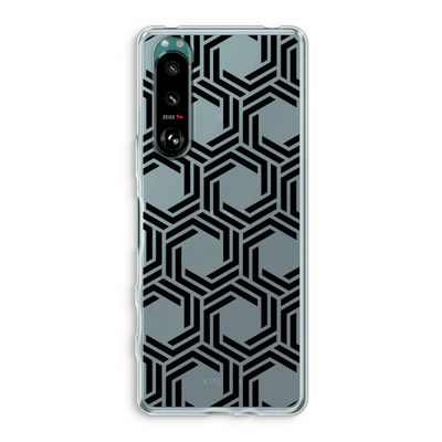 Geometrisch patroon: Sony Xperia 5 III Transparant Hoesje