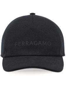 Ferragamo casquette à logo appliqué - Noir