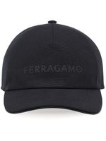 Ferragamo casquette à logo appliqué - Noir