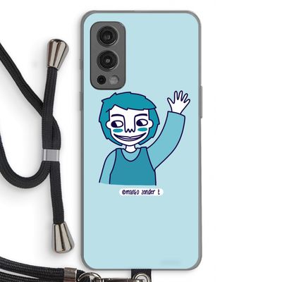 Zwaai: OnePlus Nord 2 5G Transparant Hoesje met koord