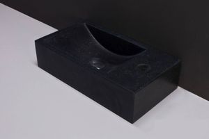 Forza Venetia Fontein rechts 40x22x10 cm Graniet Gezoet
