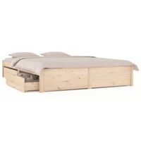 vidaXL Bedframe met lades 200x200 cm - thumbnail