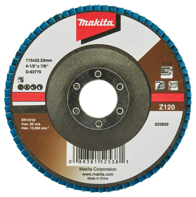 Makita Accessoires Lamellenschuurschijf 115mm Z120 - D-63775 D-63775