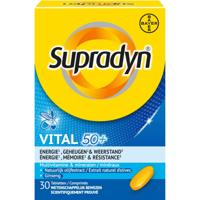 Supradyn Vital 50+ Multivitamine Vitaliteit Met Ginseng 30 Tabletten