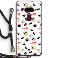 Sushi time: HTC U12+ Transparant Hoesje met koord