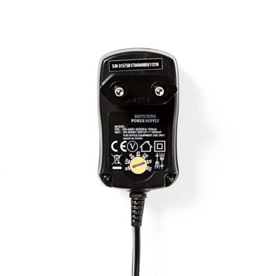 Nedis acpa006 universele ac-voedingsadapter 3/4,5/5/6/7,5/9/12 v dc 0,6 a