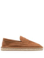 Scarosso espadrilles Diego en daim - Marron - thumbnail