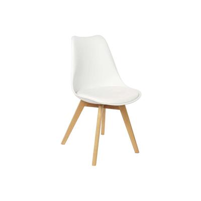 Stoel DKD Home Decor Wit Natuurlijk Polypropyleen beukenhout 48 x 55 x 83 cm