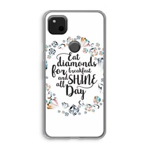 Diamonds: Google Pixel 4a Transparant Hoesje