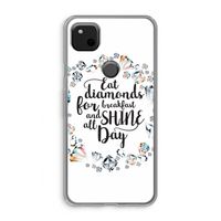 Diamonds: Google Pixel 4a Transparant Hoesje