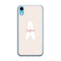 Strawberry Milkshake: iPhone XR Transparant Hoesje