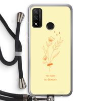 No rain no flowers: Huawei P Smart (2020) Transparant Hoesje met koord