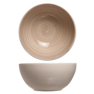 Cosy & Trendy soep serveer schaaltje - kommetjes Turbolino - beige - D14 cm - 500 ml Cosy & Trendy soep serveer schaaltje - kommetjes Turbolino - beige - D14 cm - 500 ml