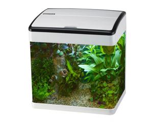 Superfish Panorama 20 Wit Aquarium: Energiezuinig LED Design & Gebogen Glas - Compact en Stijlvol