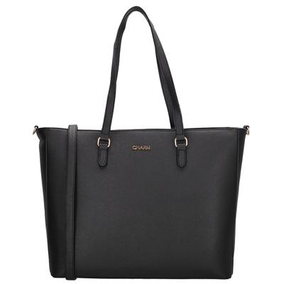Charm London Birmingham Safiano - Handtas/Schoudertas 15.6&apos;&apos; - Zwart