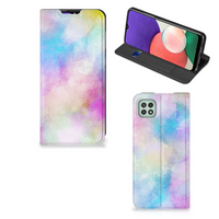 Bookcase Samsung Galaxy A22 5G Watercolor Light - thumbnail