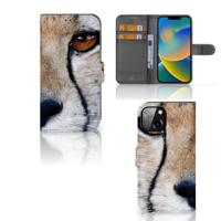 Apple iPhone 14 | Telefoonhoesje | Met pasjeshouder | Cheetah