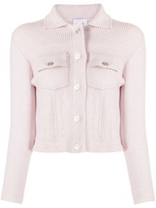 Barrie cardigan nervuré oversize - Rose