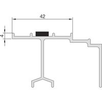 hs bovenrail hoog dd=68mm l=6500mm