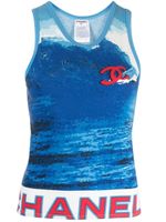 CHANEL Pre-Owned débardeur Surf Line (2002) - Bleu - thumbnail