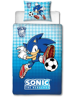 Sonic Dekbedovertrek Soccer 140 x 200 cm polyester - thumbnail