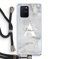 Ivory Marble: Samsung Galaxy Note 10 Lite Transparant Hoesje met koord
