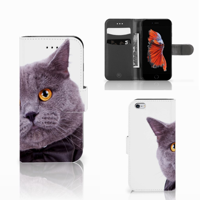 Apple iPhone 6 | 6s | Telefoonhoesje | Met pasjeshouder | Kat