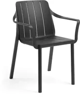 Nardi stapelbare dining tuinstoel tiberina antraciet