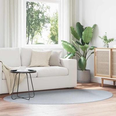 Tapijt HUARTE Grijs 140 x 200 cm Polyester