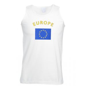 Witte heren tanktop Europa 2XL  -