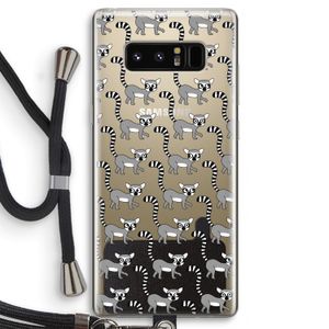 Makis: Samsung Galaxy Note 8 Transparant Hoesje met koord