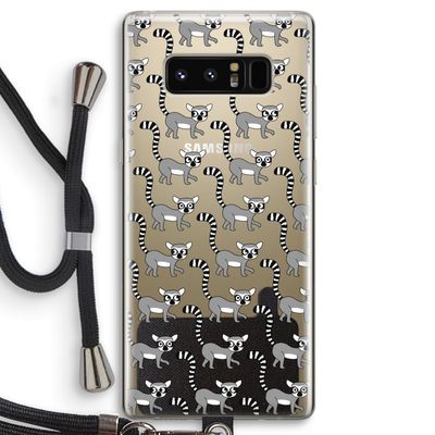 Makis: Samsung Galaxy Note 8 Transparant Hoesje met koord