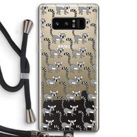 Makis: Samsung Galaxy Note 8 Transparant Hoesje met koord Makis: Samsung Galaxy Note 8 Transparant Hoesje met koord