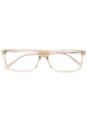 Saint Laurent Eyewear lunettes de vue à monture rectangulaire - Tons neutres