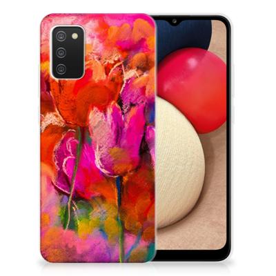 Smartphone hoesje Samsung Galaxy A02s Tulips