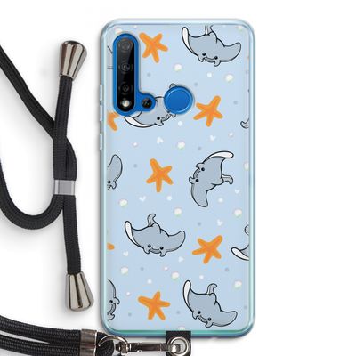Manta: Huawei P20 Lite (2019) Transparant Hoesje met koord
