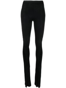 Rick Owens Lilies legging à détails perforés - Noir