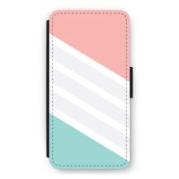 Strepen pastel: iPhone 12 Pro Max Flip Hoesje