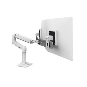 Ergotron LX Dual Arm Direct Desk Mount Monitor-tafelbeugel 2-voudig 38,1 cm (15) - 63,5 cm (25) Wit In hoogte verstelbaar, Draaibaar, Kantelbaar, Zwenkbaar