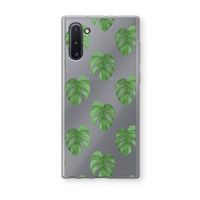 Monstera leaves: Samsung Galaxy Note 10 Transparant Hoesje Monstera leaves: Samsung Galaxy Note 10 Transparant Hoesje