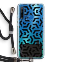 Crazy pattern: Huawei P20 Lite (2019) Transparant Hoesje met koord
