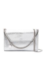 Stella McCartney sac à bandoulière Falabella à fini métallisé - Argent