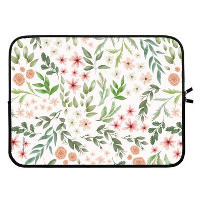 Botanical sweet flower heaven: Laptop sleeve 15 inch