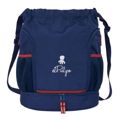 Rugtas met Koordjes El Pulpo Marineblauw 35 x 40 x 1 cm