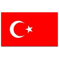Vlag Turkije - 90 x 150 cm - Turkse Vlag - Türkiye