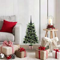 VidaXL Kerstboom met 150 led met standaard groen 65 cm pe