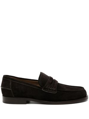 Gianvito Rossi mocassins Michael en daim - Marron